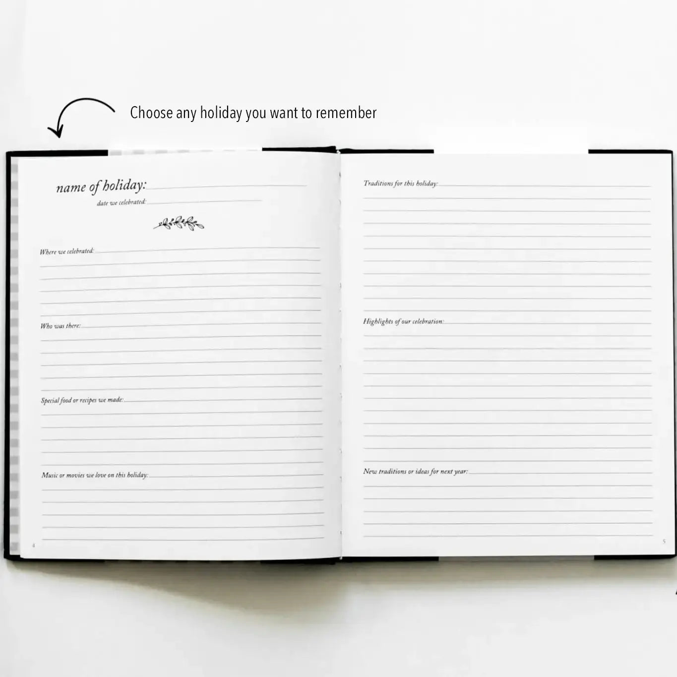 Holiday Memory Book [Holiday Gifting Preorder] Duncan & Stone Paper Co.
