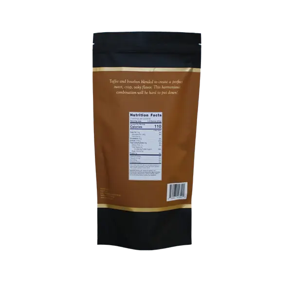 Bourbon Toffee Gourmet Popcorn: 5.5oz Large Pouch Bear Food