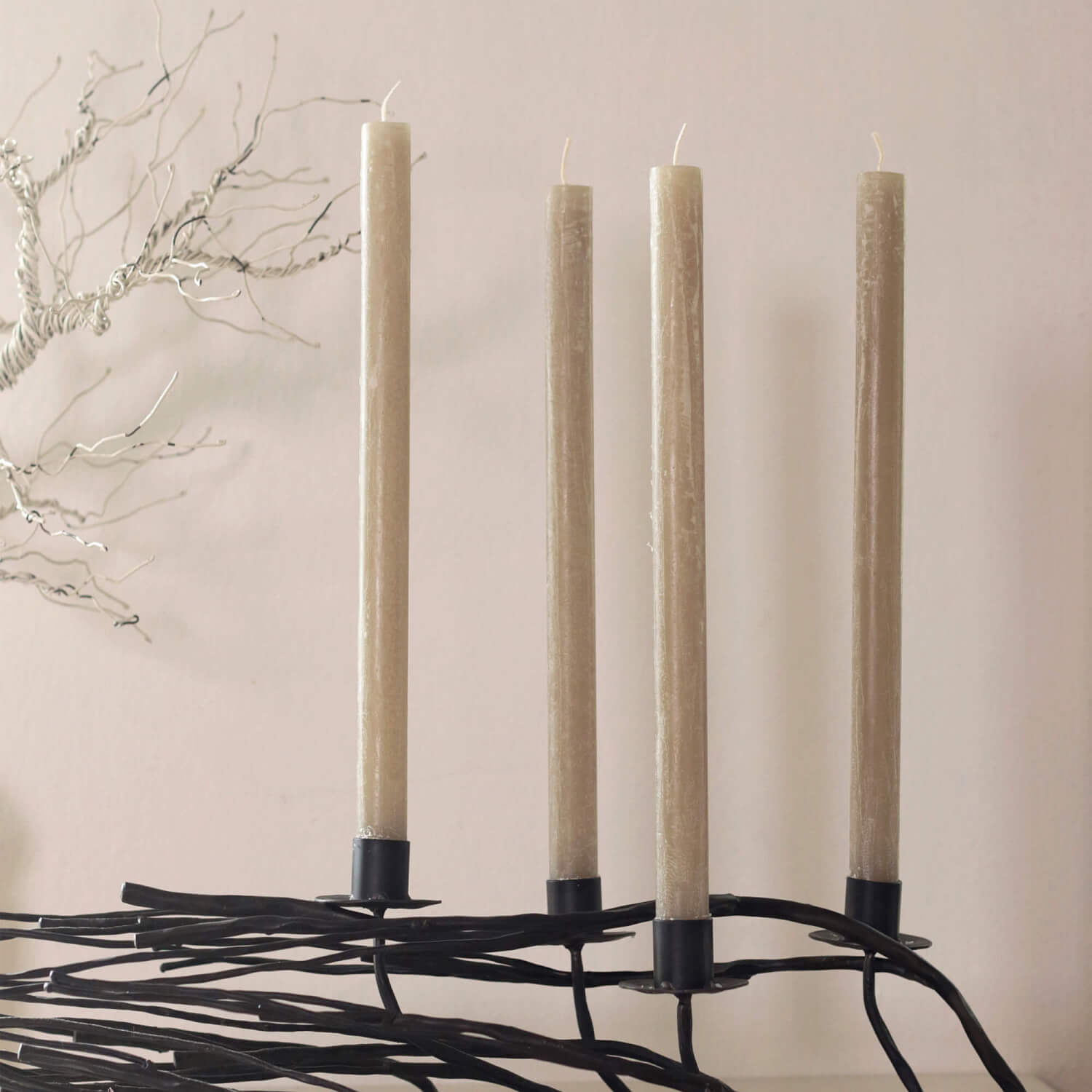 Timber Hanging Taper Candles
