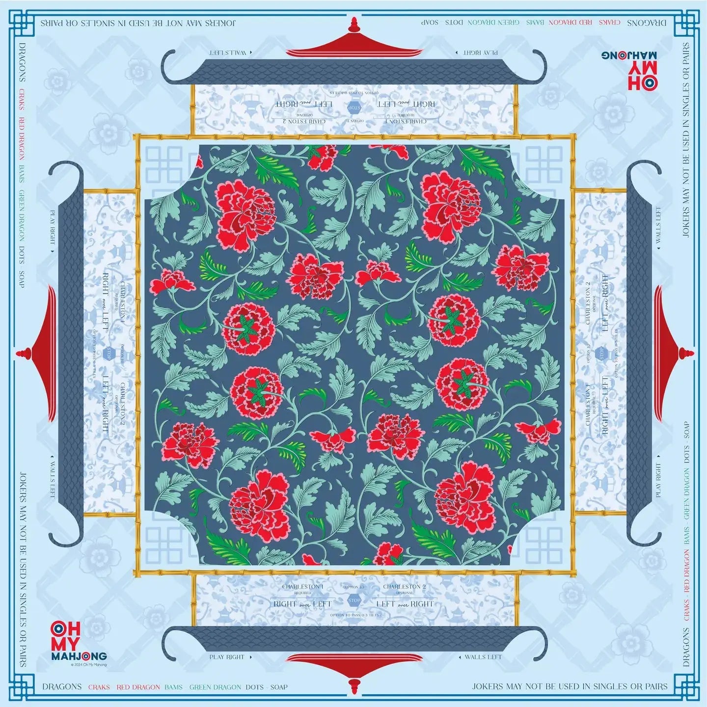 Oh My Mahjong Liberty Mahjong Mat [PREORDER] Oh My Mahjong