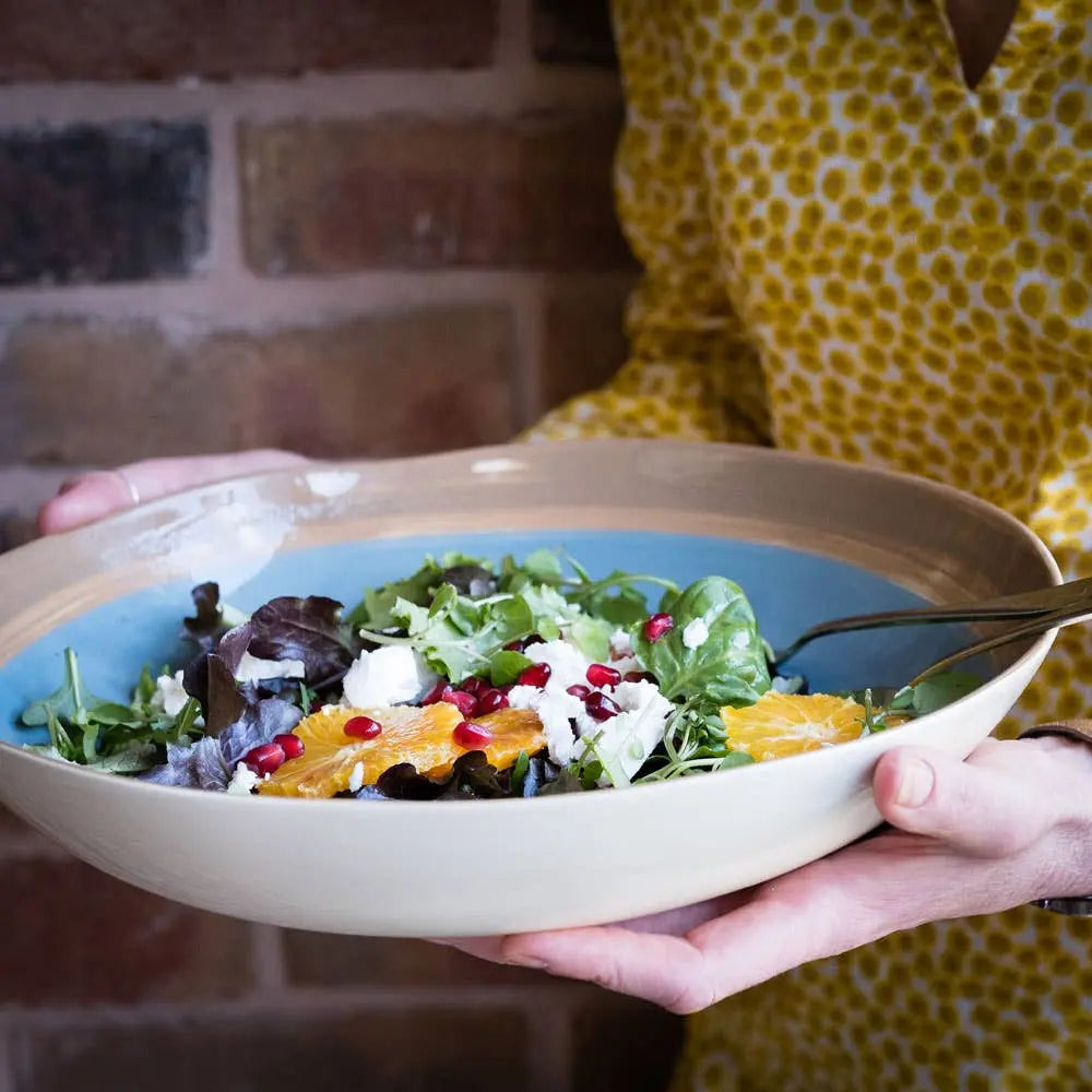 Handmade and Painted Salad Bowl: Horizon Musango