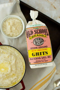 Stone Ground White Grits, 30oz. Old School Brand™