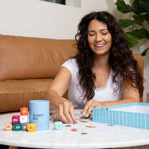Activity Dice - Inspiration for Mood-boosting Activities Two Tumbleweeds