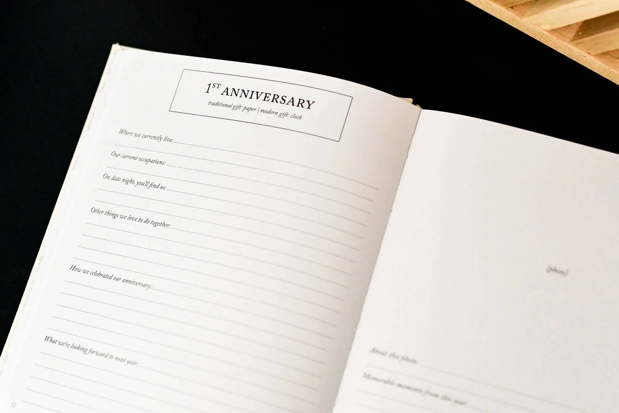 Anniversary Journal | Wedding Book | Gift for Wife or Spouse: Ivory Duncan & Stone Paper Co.