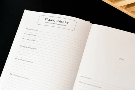 Anniversary Journal | Wedding Book | Gift for Wife or Spouse: Ivory Duncan & Stone Paper Co.
