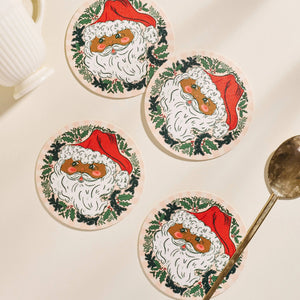 Santa Coasters One & Only Paper