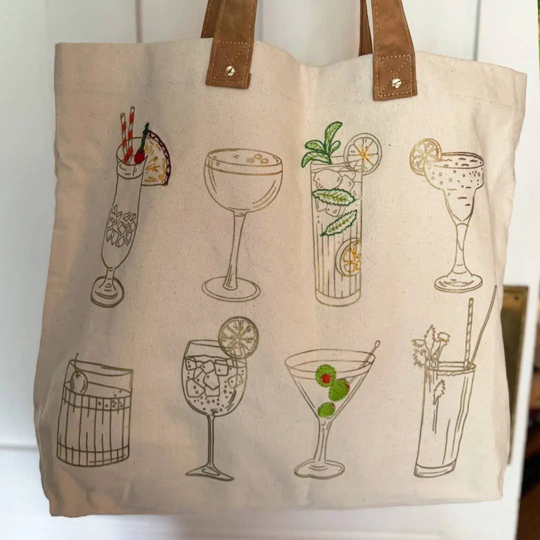 Stitch Your Cocktails Tote Bag Chasing Threads