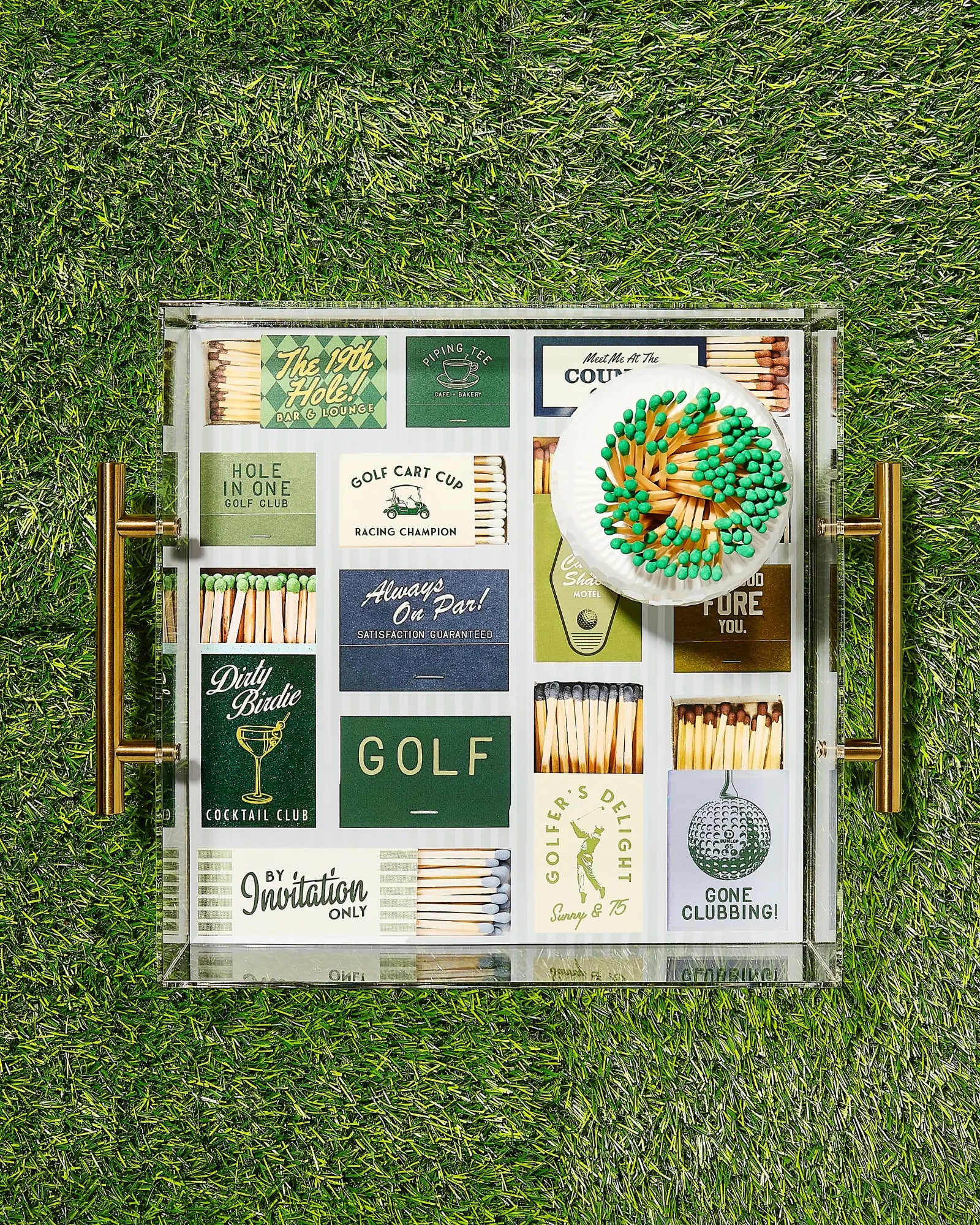 Golf Matchbook Large Tray Tart By Taylor