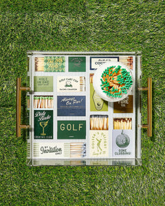 Golf Matchbook Large Tray Tart By Taylor