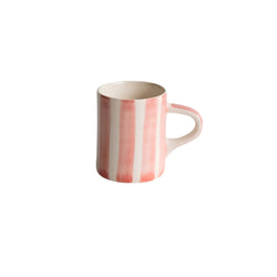 Handmade & Painted Musango Espresso in Candy Stripes: Rose Musango
