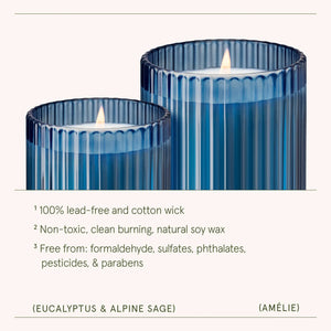 Amélie Candle - Eucalyptus & Alpine Sage La Jolie Muse