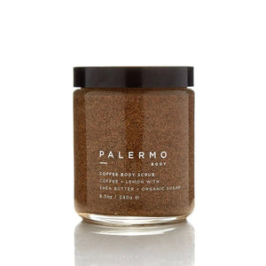 Coffee Body Scrub - Fair-trade Organic Coffee + Lemon Palermo Body