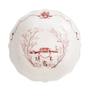 Country Estate Winter Frolic 11" Serving Bowl - Ruby Juliska