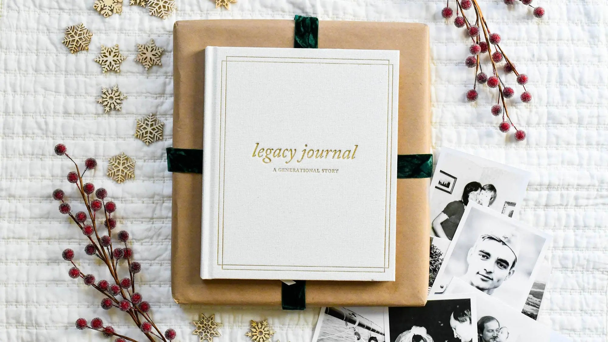 Legacy Journal: A Family Keepsake Book | Christmast Gift: Ivory Duncan & Stone Paper Co.