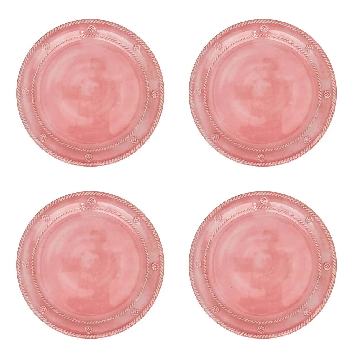 Juliska Berry & Thread Melamine Dessert and Salad Plate in Coral Juliska
