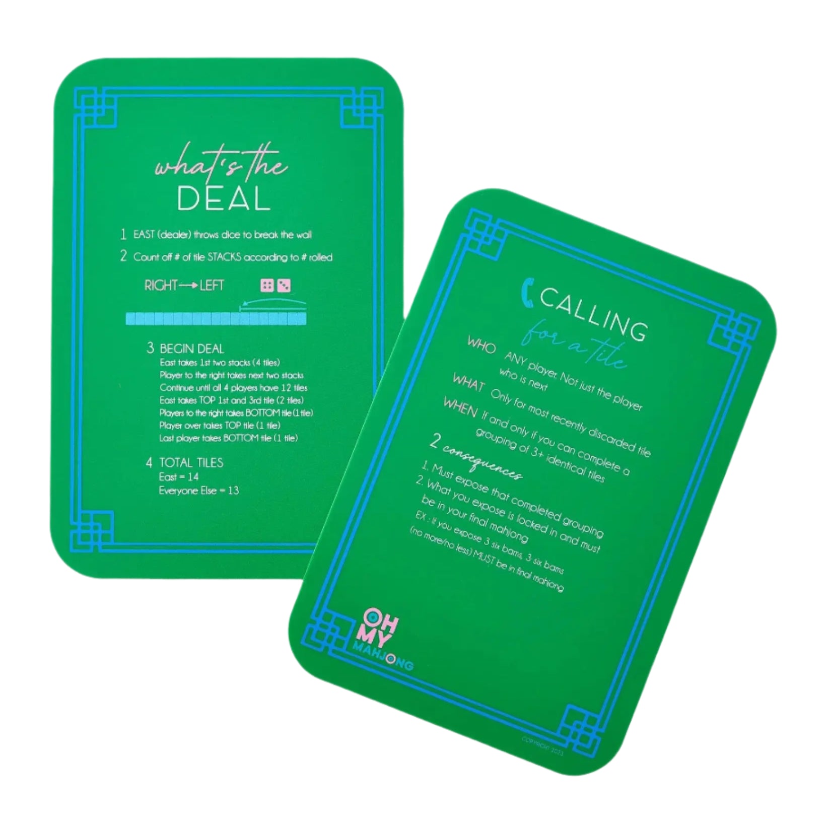 Oh My Mahjong Green Shufflers Oh My Mahjong