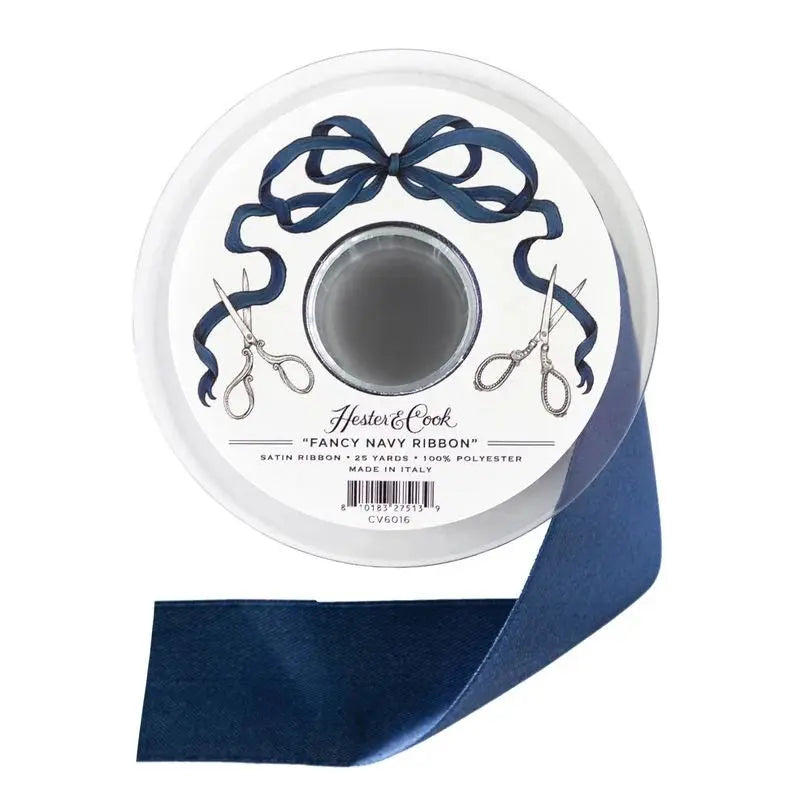 Fancy Navy Ribbon Hester & Cook