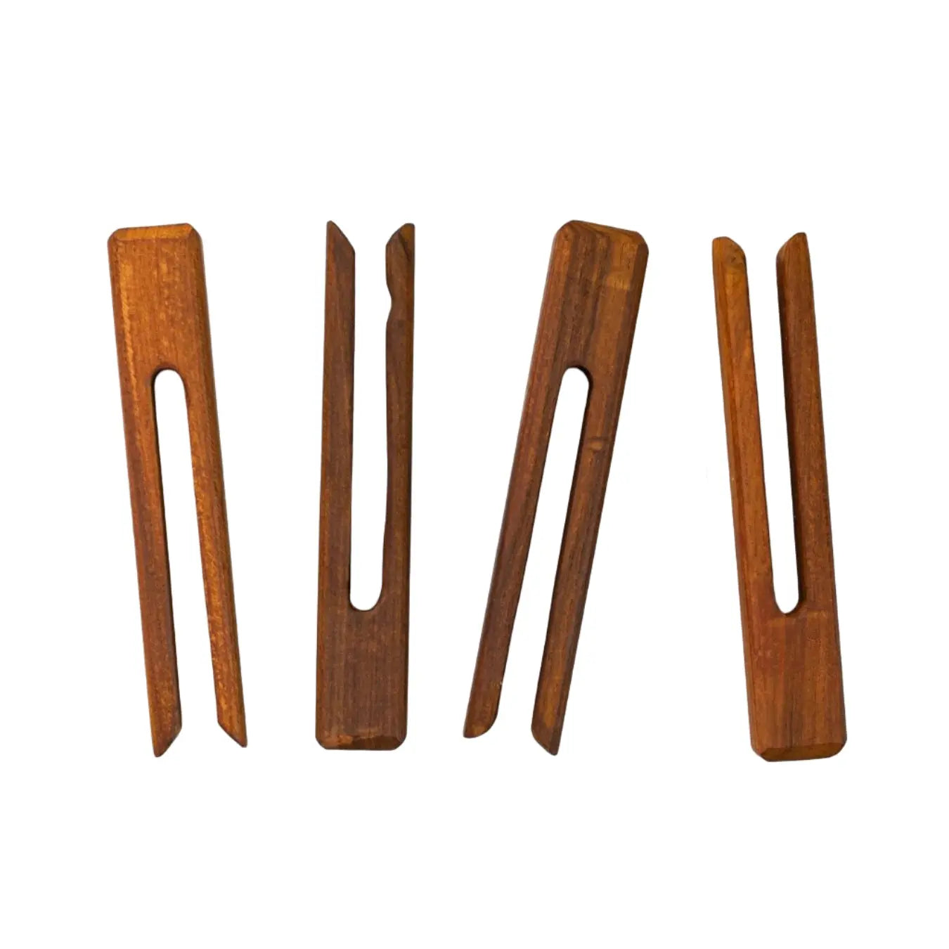 Hand Carved Wooden Clothespin Napkin Holder - Home for Entertaining