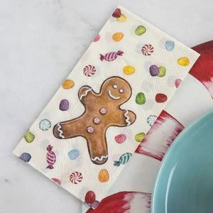 Gingerbread Guest Napkins Hester & Cook