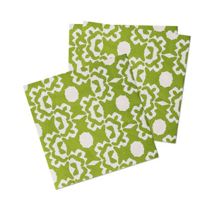 Aspen Green Cocktail Napkins Laura Park