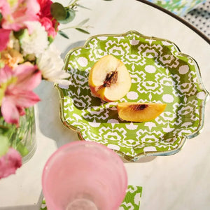 Aspen Green Cocktail Plates Laura Park