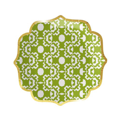 Aspen Green Cocktail Plates Laura Park