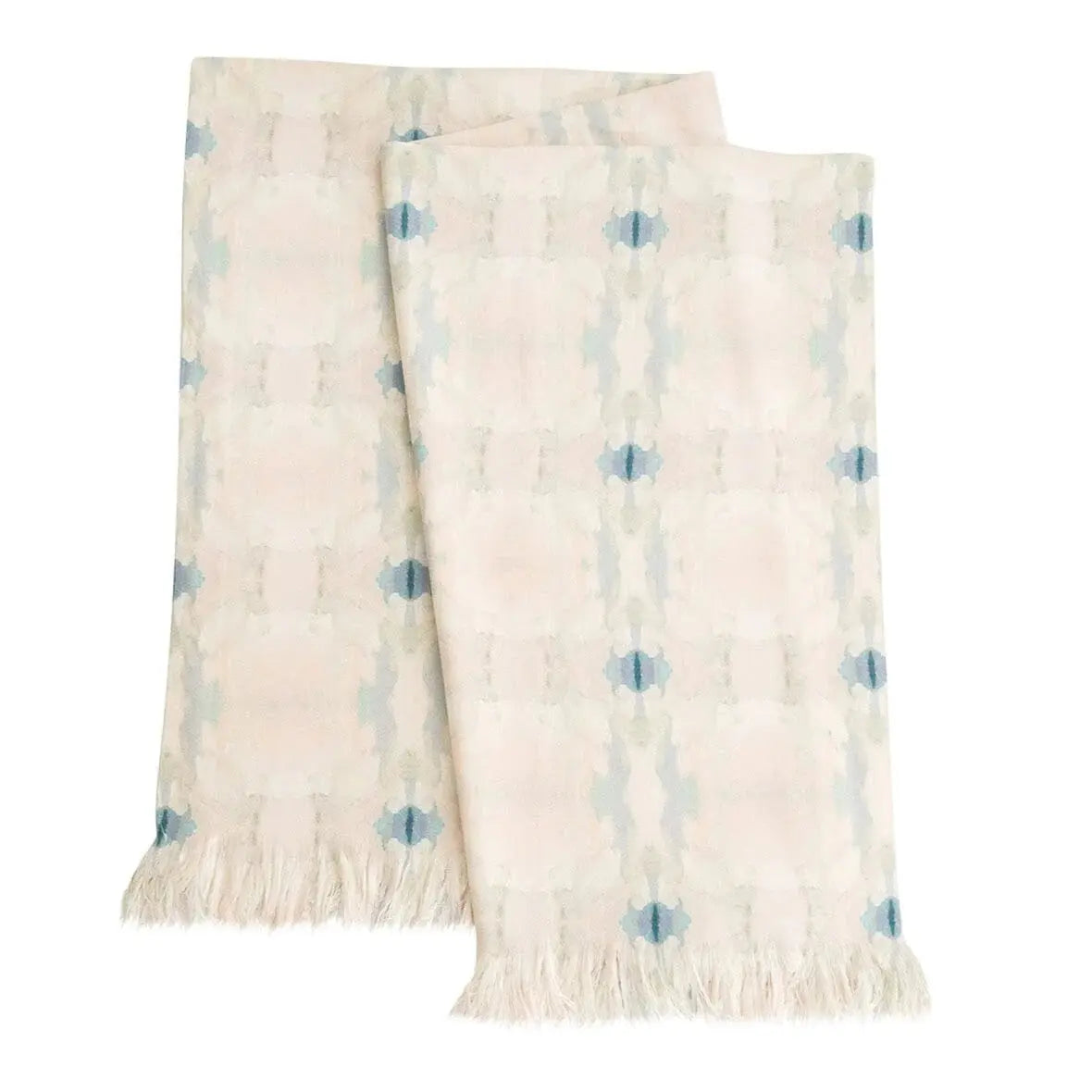 Coral Bay Pale Blue Throw Blanket Laura Park