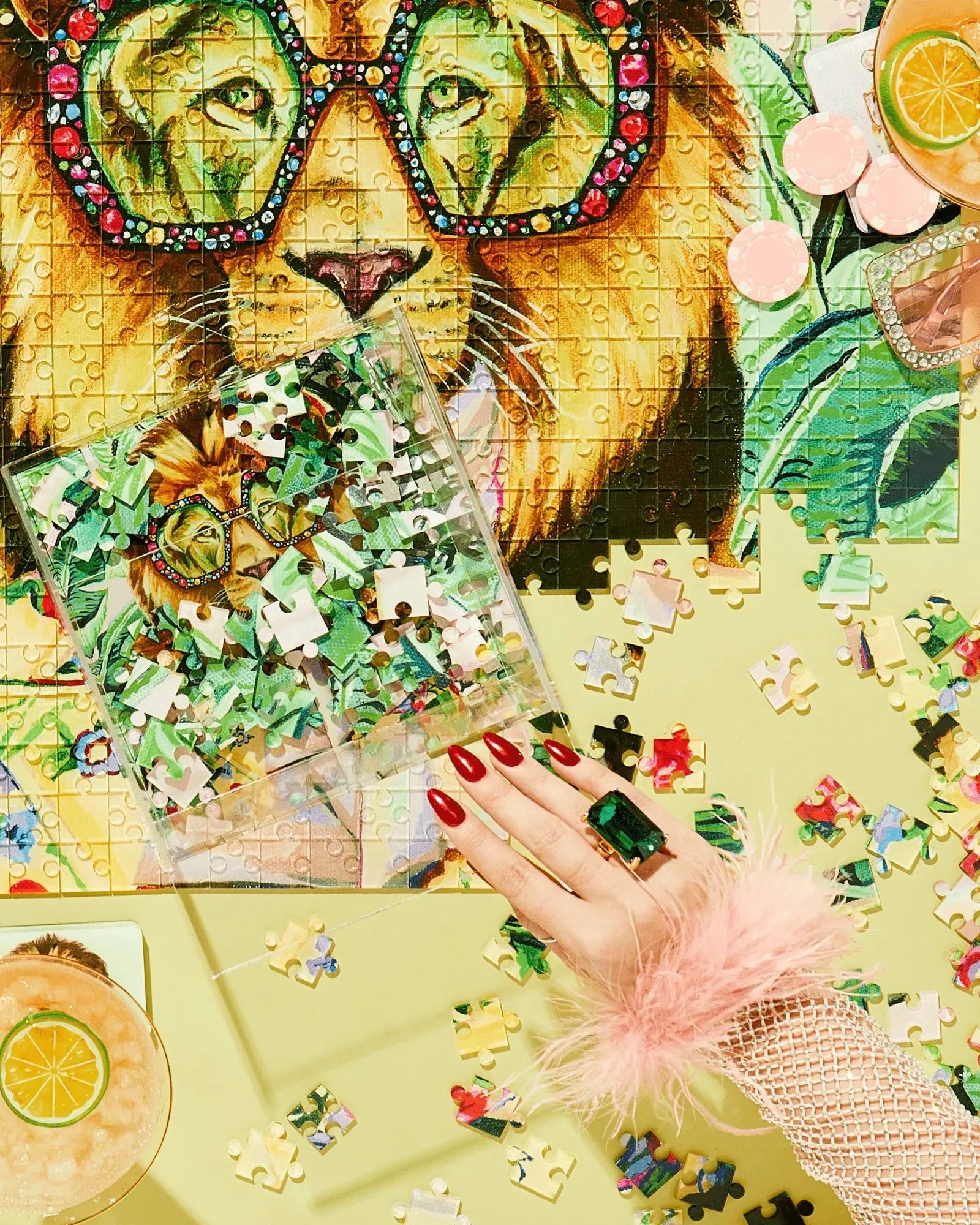 Louis The Lion Acrylic Puzzle Tart By Taylor
