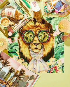 Louis The Lion Acrylic Puzzle Tart By Taylor