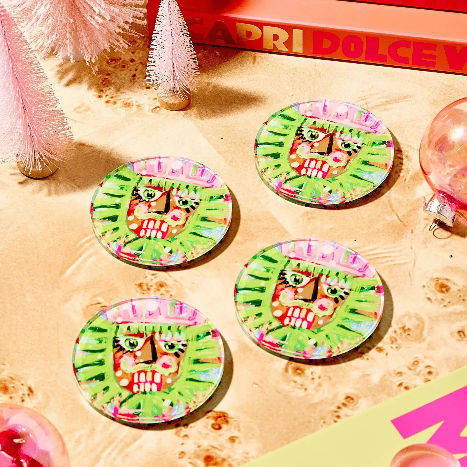 Acrylic Nutcracker Coasters