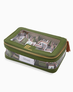 Oh My Mahjong Olive Tile Storage Bag Oh My Mahjong