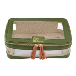 Oh My Mahjong Olive Tile Storage Bag Oh My Mahjong