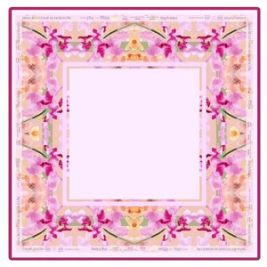 Amanda Toppe Pink Orchids Mahjong Mat Amanda Toppe