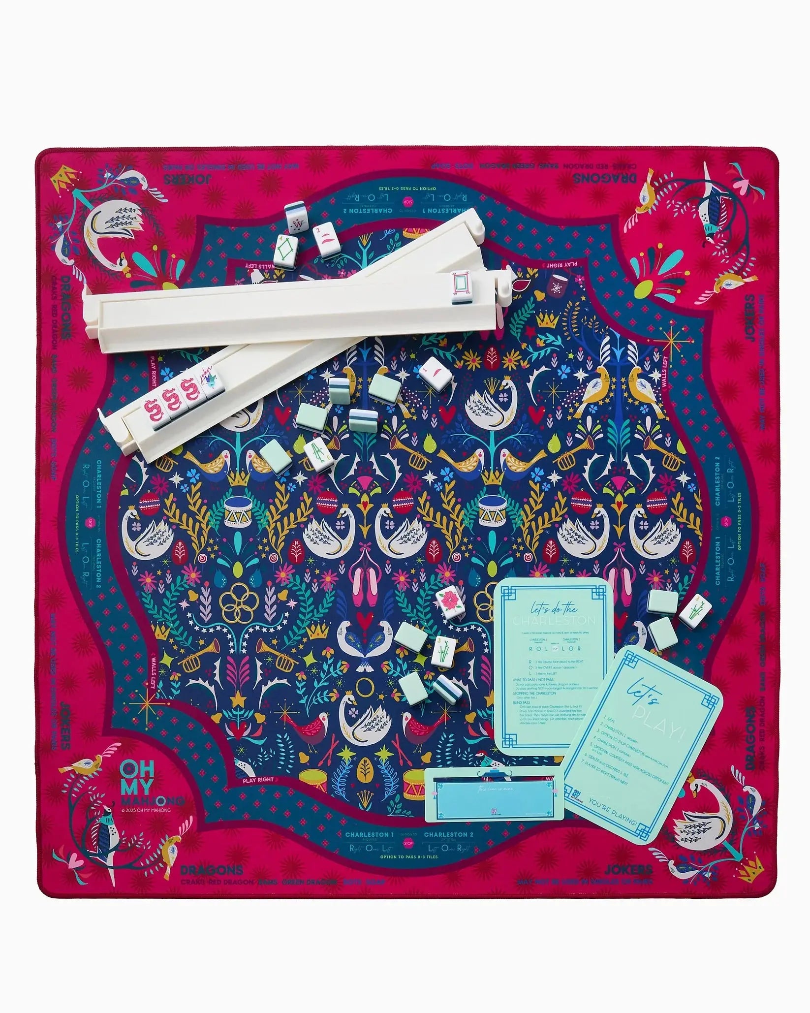 Oh My Mahjong Pear Tree Mahjong Mat Oh My Mahjong