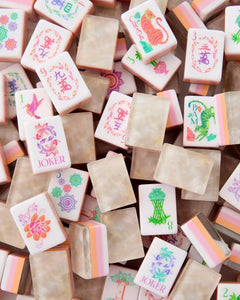 Oh My Mahjong Pearlescent Mahjong Tiles - Home for Entertaining