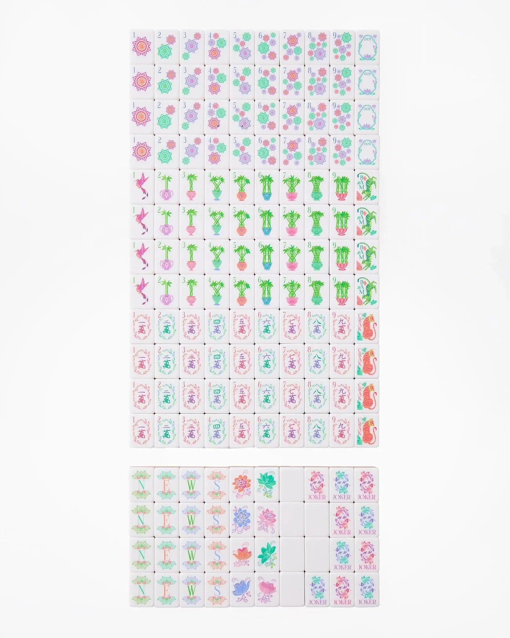 Oh My Mahjong Pearlescent Mahjong Tiles - Home for Entertaining