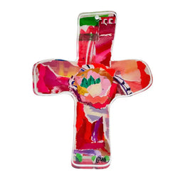 Red Everlasting Love Acrylic Cross Lauren Dunn
