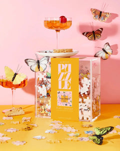Rose Butterfly Acrylic Puzzle Tart By Taylor