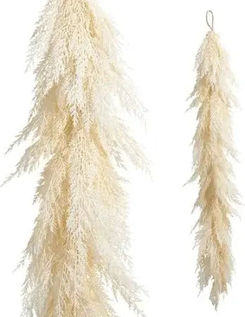 5' Cream Cedar Garland RAZ