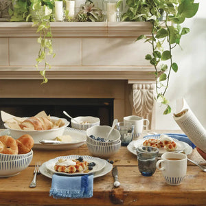 Indigo Sitio Stripe Mug Juliska