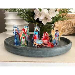 Acrylic Nativity Set