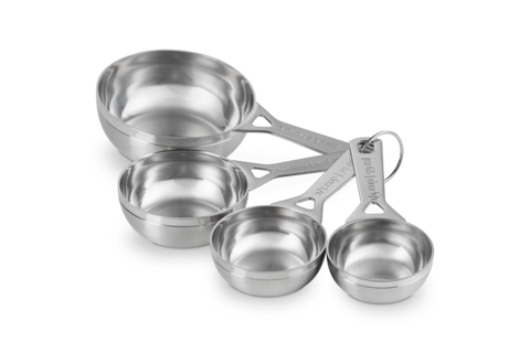 Le Creuset Set of 4 Stainless Steel Measuring Cups Le Creuset