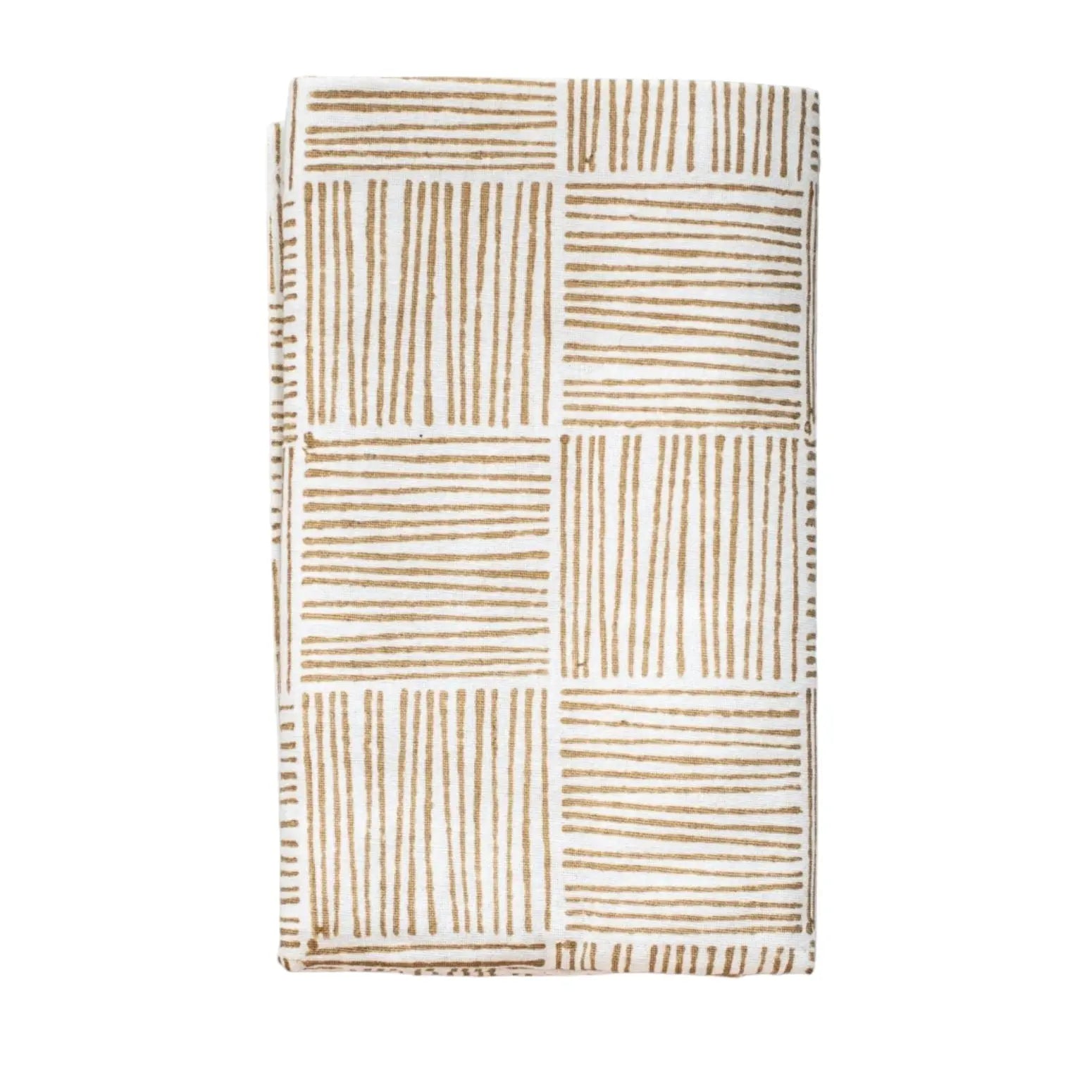 Striped Chai Tea Towel - Home for Entertaining
