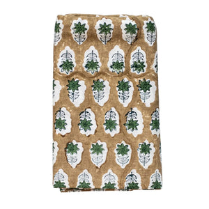 Poinsettia Midnight, Chai, + Sage Table Throw - Home for Entertaining