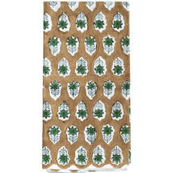 Poinsettia Chai, Midnight + Sage Tea Towel - Home for Entertaining