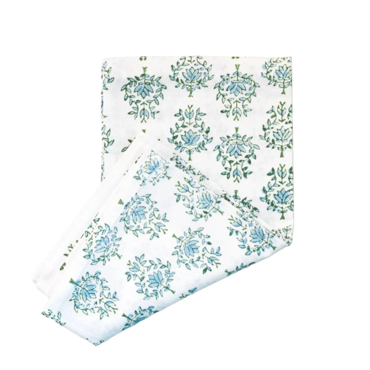 Lotus Sage + Uniform Blue Tea Towel - Home for Entertaining