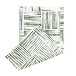 Striped Sage Tea Towel - Home for Entertaining