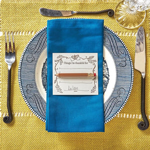 Thankful Interactive Placecards Color Box Designs & Letterpress