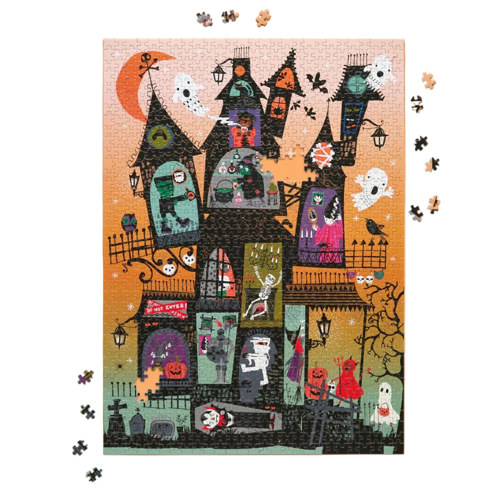 Haunted House 1000 Piece Puzzle WERKSHOPPE