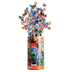 Tropical Vases Floral Still Life 1000 Piece Puzzle Werkshoppe